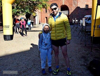 Dawid lors de Silver Run Srebrna Góra (jesień) 2019