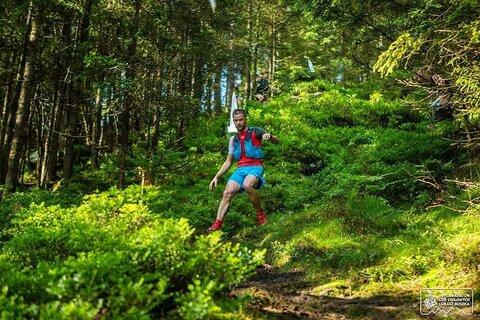 Michał lors de Supermaraton Gór Stołowych 2020