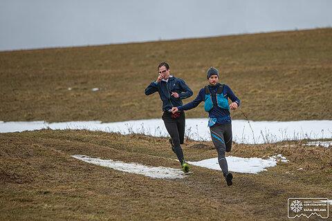 Michał lors de Zimowy Półmaraton Gór Stołowych 2021