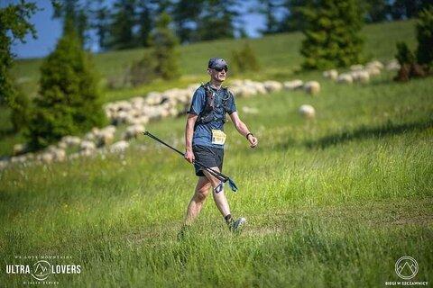 Marcin lors de Pieniny Ultra-Trail 2021