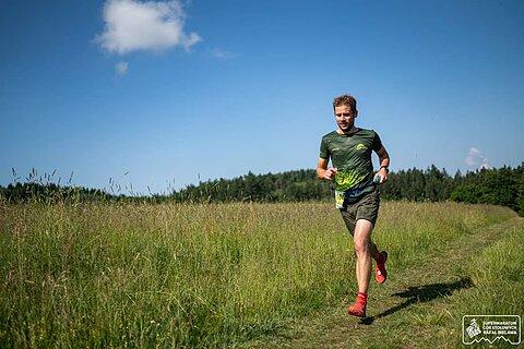 Michał lors de Supermaraton Gór Stołowych 2021