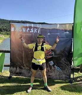 Paweł lors de Ultramaraton Magurski 2021