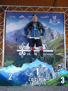 Tomasz lors de Janosik Ultra Race 2021