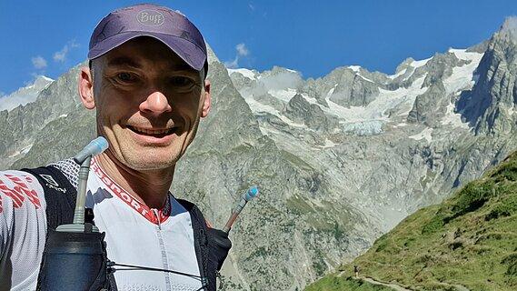 Sebastian lors de UTMB 2021