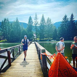Rafał lors de Garmin Ultra Race Radków 2021