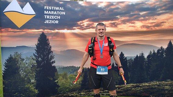 Tomasz lors de Festiwal Górski Maraton Trzech Jezior 2021