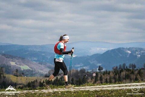 Agnieszka lors de Pieniny Ultra-Trail 2022