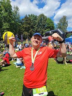 Tomasz lors de Dolnośląski Festiwal Biegów Górskich 2022
