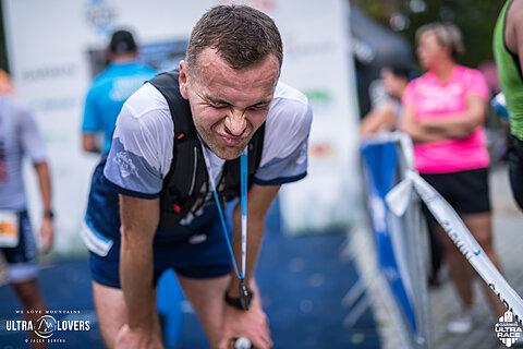 Rafał lors de Garmin Ultra Race Radków 2022
