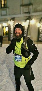 Grzegorz lors de Zimowy Półmaraton Gór Stołowych 2024