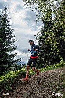 Miłosz lors de Pieniny Ultra-Trail 2024