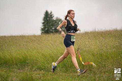 Katarzyna lors de Supermaraton Gór Stołowych 2024