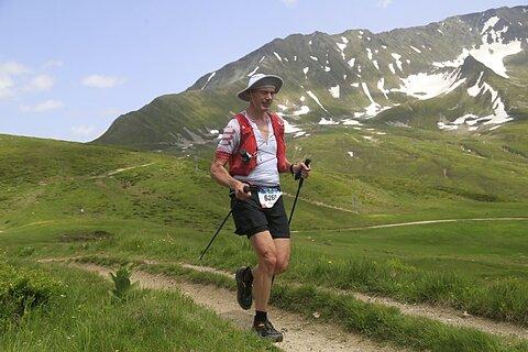 Sebastian lors de Marathon du Mont-Blanc 2024