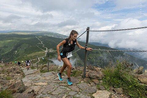 Katarzyna lors de 3 X Śnieżka = 1 X Mont Blanc 2024