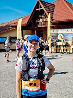 Katarzyna lors de Pogórze Ultra Trail 2024