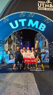 Krzysztof lors de UTMB 2024
