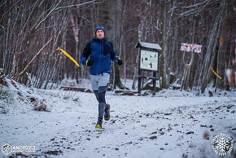Michał lors de Górski Zimowy Maraton Ślężański 2025