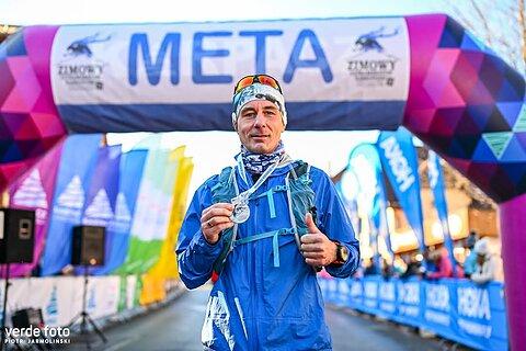 Damian lors de Zimowy Ultramaraton Karkonoski 2025
