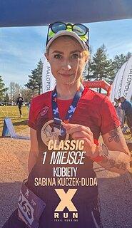 Sabina lors de XRun - Tajemnicze Kopce 2025