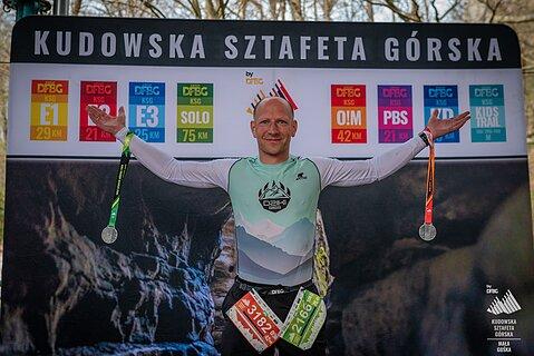 Paweł lors de Kudowska Sztafeta Górska 2025