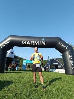 Damian lors de Garmin Ultra Race Myślenice 2025