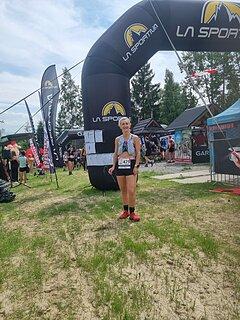 Ewelina lors de Ultramaraton Babia Góra 2025