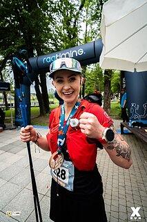 Sabina lors de XRun - Wyspowy Trail 2025