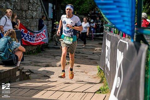 Piotr lors de Supermaraton Gór Stołowych 2025