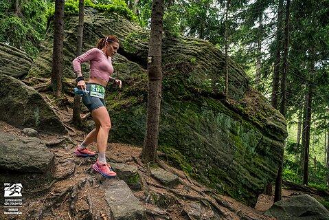 Katarzyna lors de Supermaraton Gór Stołowych 2025