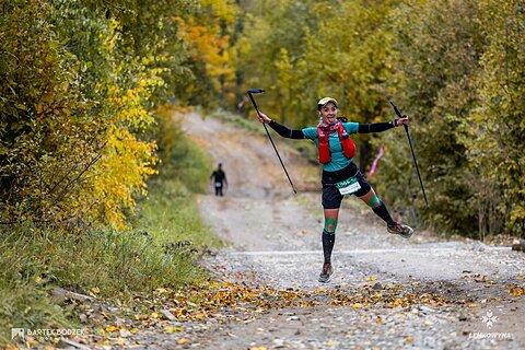 Sabina lors de Łemkowyna Ultra-Trail® 2025
