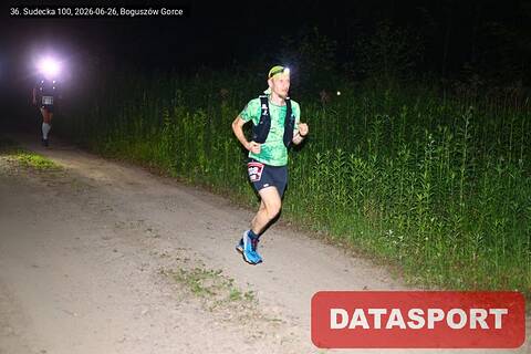 Michał lors de Sudecka 100 2026