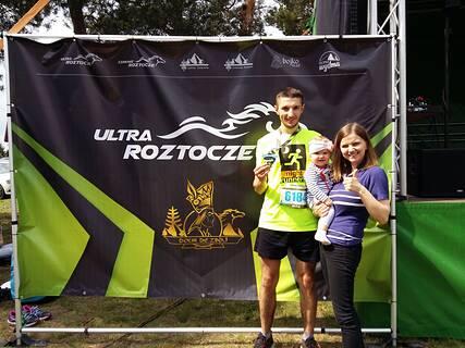 Michał lors de Roztocze Ultra Race 2019