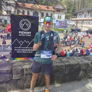 Michał lors de Pieniny Ultra-Trail 2026