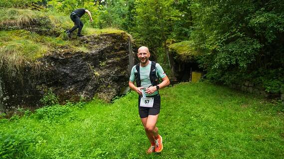 Paweł lors de Ultramaraton Powstańca 2026